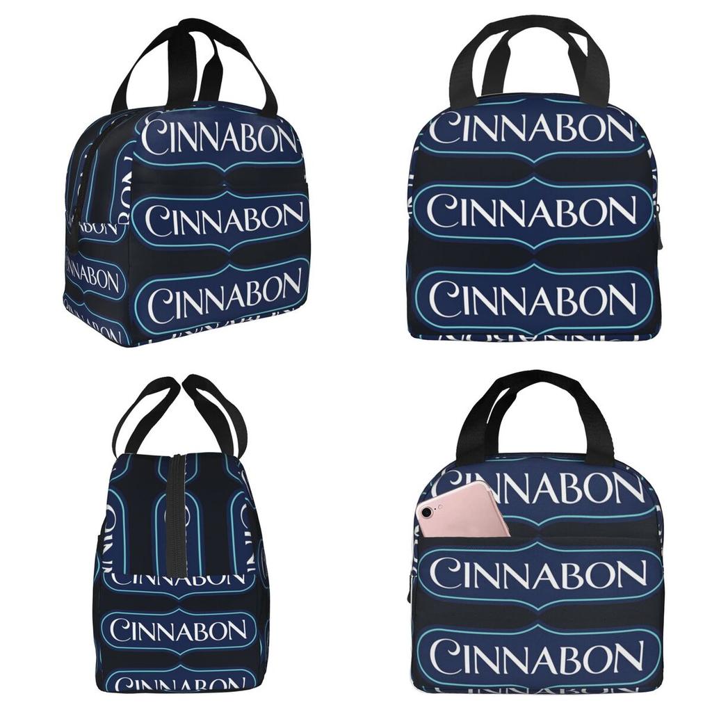Cinnabon Resto Insulated Lunch Bag for Kids School Cooler Thermal Food Box Tote Portable Lunch Boxes Container