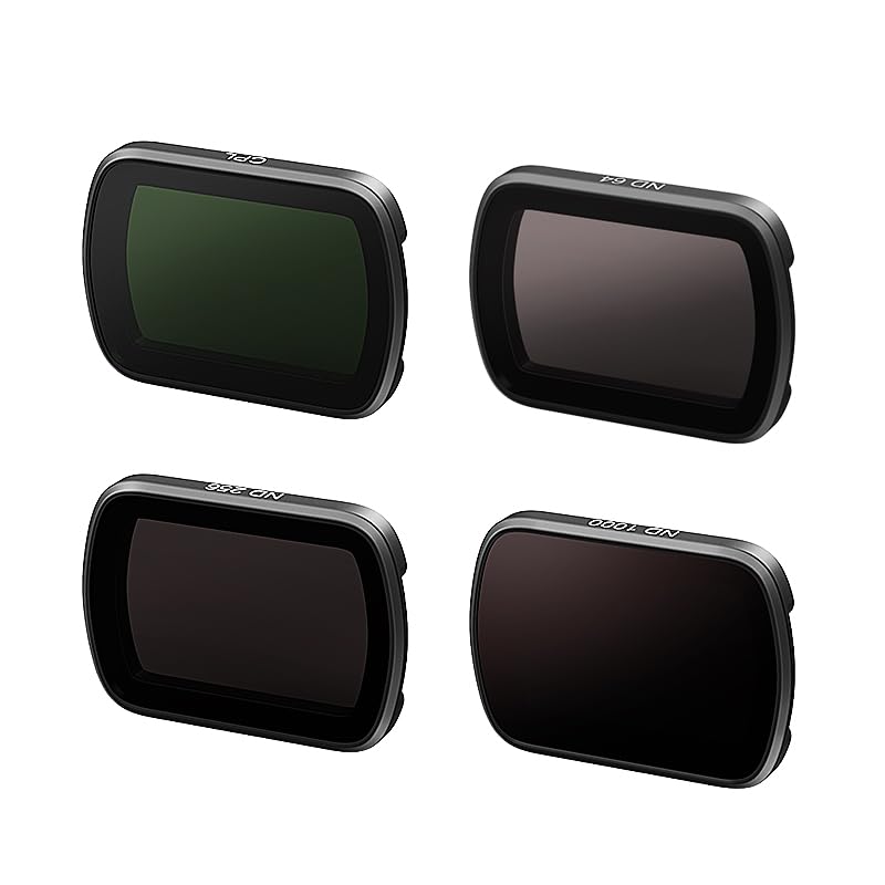 

DJI Osmo Pocket 3 Filter Lens Filter Kit for DJI POCKET 3 Waterproof UV Block Aluminum Alloy Frame Magnetic Design Anti-whiteout (ND16+ND64+ND256+CPL)