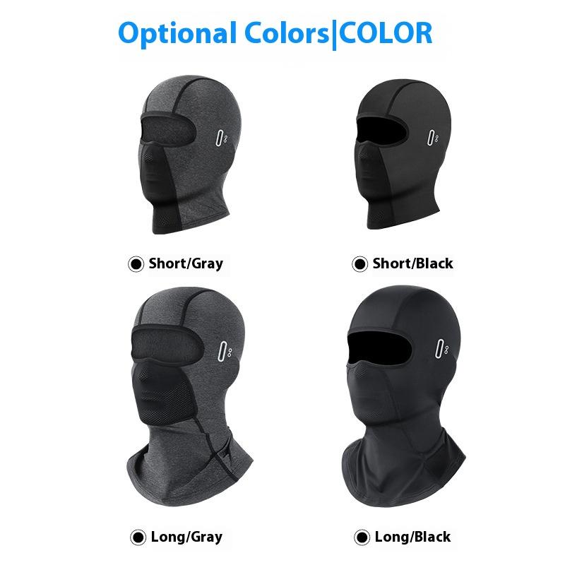 Summer Outdoor Motorcycle Riding Headgear Men's Quick-Drying Breathable UV-Resistant Ice Silk Mask Character Cross-Border