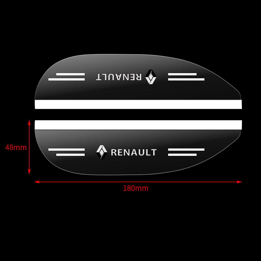 For Renault Dacia Spring Duster Clio Captur Logan Twingo Clio Megane 2 3 Captur Kadjar Zoe Car Side Rear View Mirror Rain Shield ZZ27