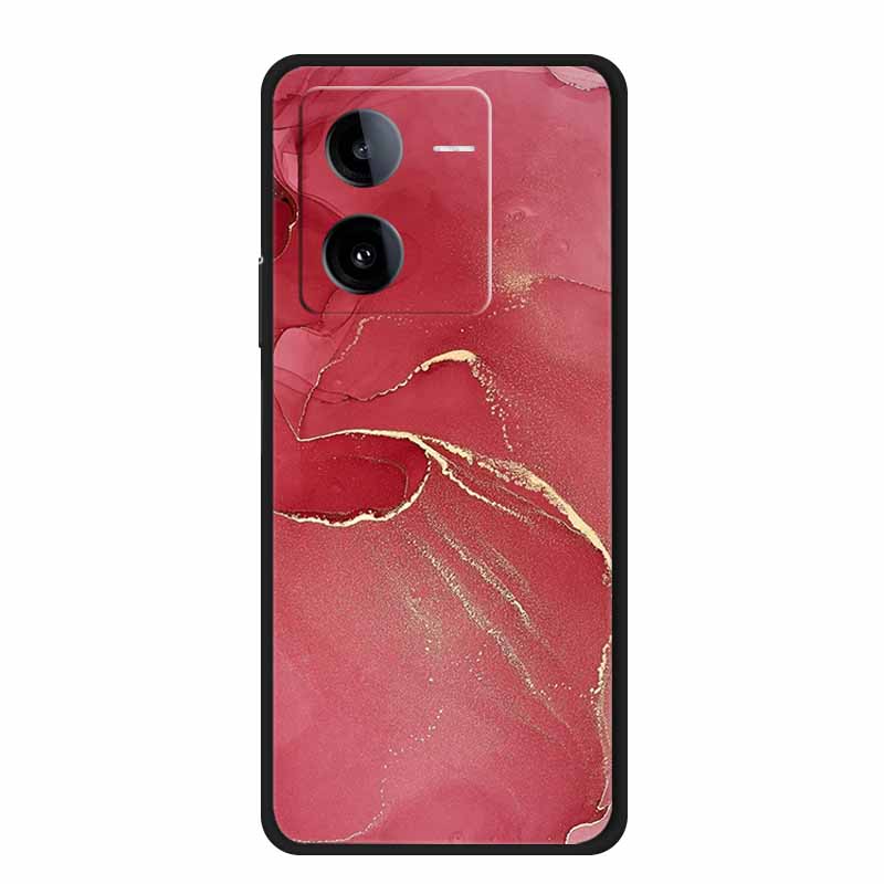Phone Cover For Vivo iQOO Z8 5G Cases 6.64" Marble Soft TPU Silicone Para for Vivo iQOO Z8 V2314A 2023 Back Case Bumper Fundas