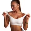 Zon Cross Russian Seamless Plus Size Wire-Free Support Anti-Sagging Slimming Bra for Women