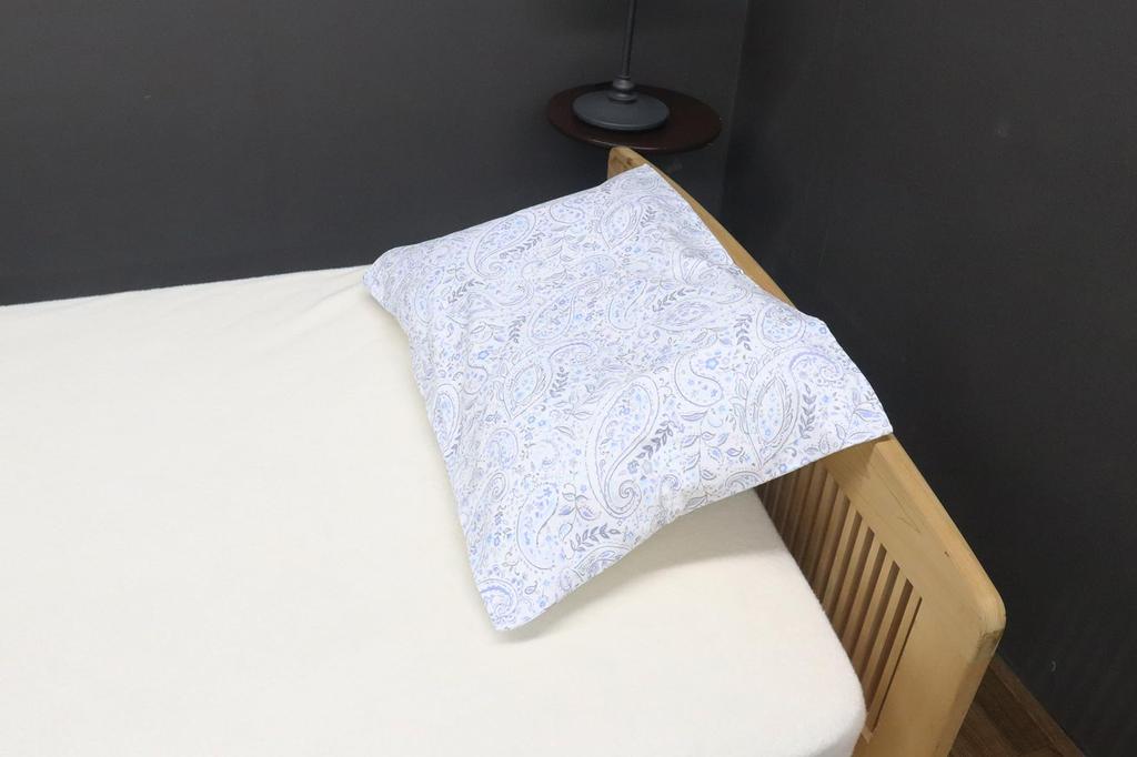 Romance Kosugi Pillowcase (63 X 43 Cm) Made In Japan, 100% Skin-Friendly Cotton, Blue