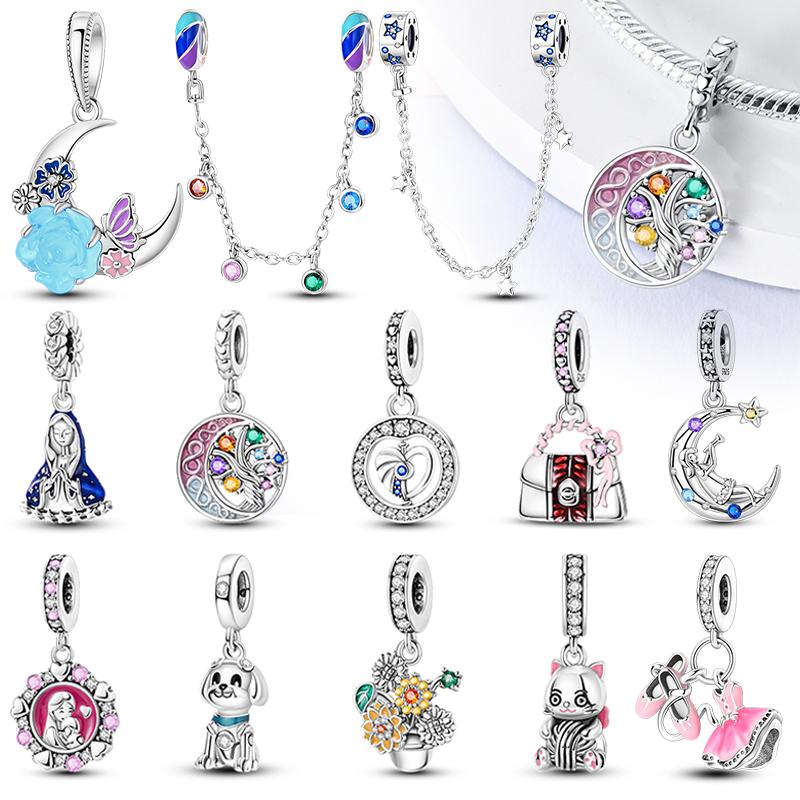 100% Kupfer Exquisite Blume Sonnenblume Spinne Anhänger Perlen Passend für Qikaola Original Armbänder Diy Geburtstags Schmuck Geschenk