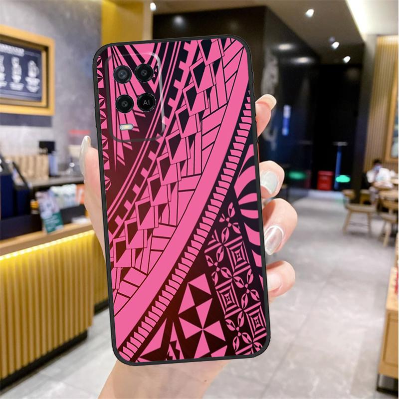 Polynesian Mix Case For Oppo A96 A76 A16 A17 A18 A60 A80 A40 A38 A58 A78 A98 A94 A74 A54 A15 A57 A77 A5 Pro
