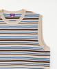 Stco Striped Round Knit Vest Beige (Oversized)_Skvua04Otd