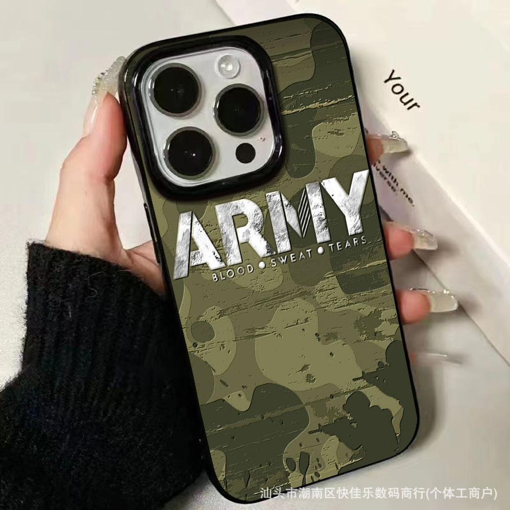 Camouflage Pattern for iPhone Apple 11/12/13/14/15/16/17PROMAX Niche Phone Case