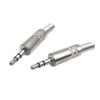 With Soldering 3.5mm Stereo Plug 3-Pole Audio Headphone Jack 3.5 Plug & Jack Adapter
