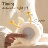 USB Rechargeable LED Night Light Timing Function Cartoon Animals Light Silicone Lamp  Children Room