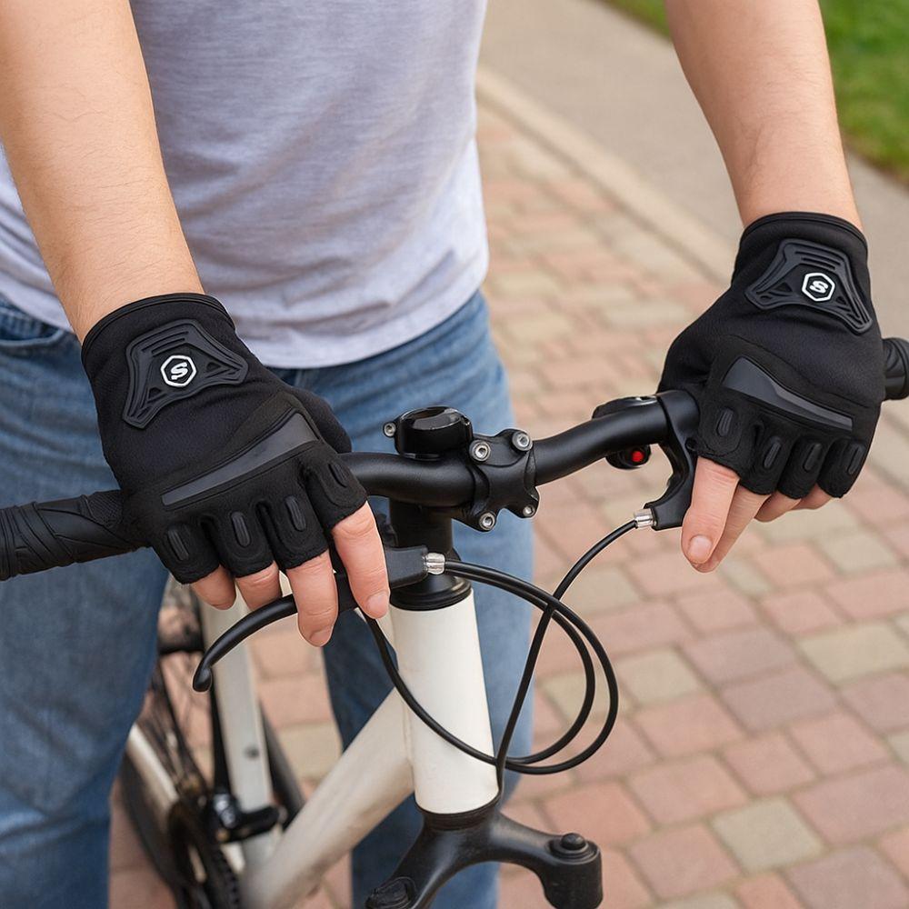 Anti Slip Cycling Gloves Breathable Outdoor Sports Gloves Comfort Motorcycle Gloves Riding