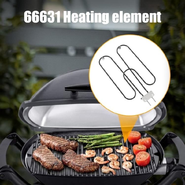 Parte Riscaldante di Qualità Texture Metallica Sostituzione Tubo Elettrico Tubo Riscaldante Griglie Riscaldanti per Q140 Q1400