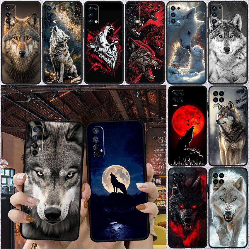 Animal Wolf Phone Case for Samsung Galaxy S20 S21 S22 Ultra FE + Plus A21S A22 A24 A25 A26 A30 A30S A31