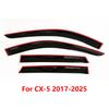 4 pcs of the latest model car window sunshade for Mazda CX-5 2017-2025 window visor rain guards window visors window rain guards