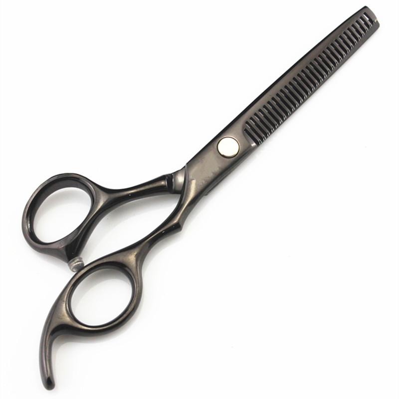 Professional Japan 440c 5.5 6 Inch Black Hair Scissors Haircut Thinning Barber Hair  Shears Hairdressing Scissors