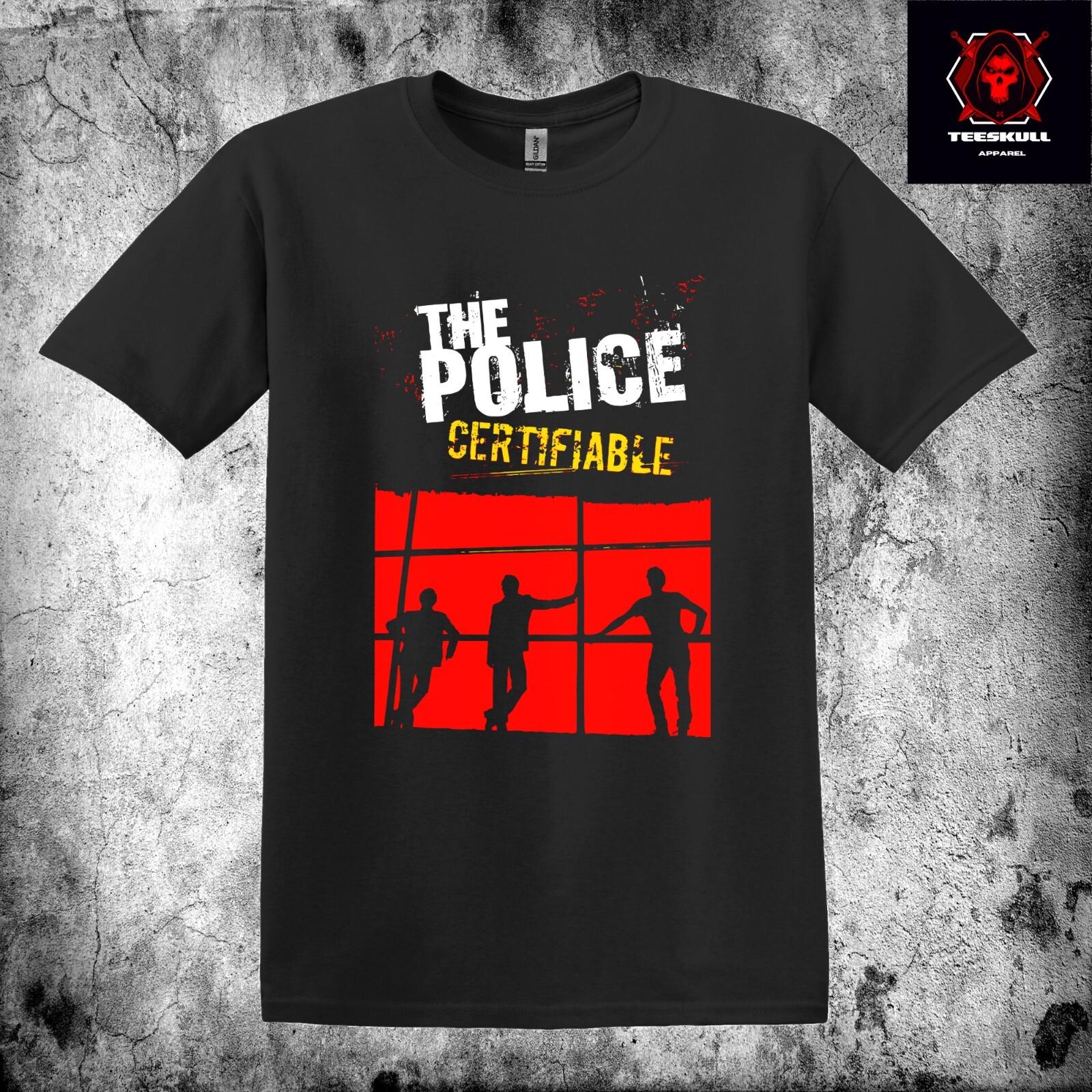 26 The Police Certifiable Pop Rock Band Retro Music Tee Unisex T-Shirt S-3XL Unisex T-Shirt XL