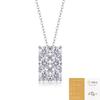 Moissanite Pendant Necklace Choker Women Fashion Daily Wear