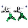 Water Splitter 3 Way 1 Inlet 2 Outlet Faucet Splitter Adapter for Washing Machine Gardening DN15 DN20 Plastic