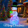 4.92FT Inflatable Toy Snowman Hat Christmas Decoration for Yard With LED Xmas Supplies Home Decoration Ornament Festive Gift