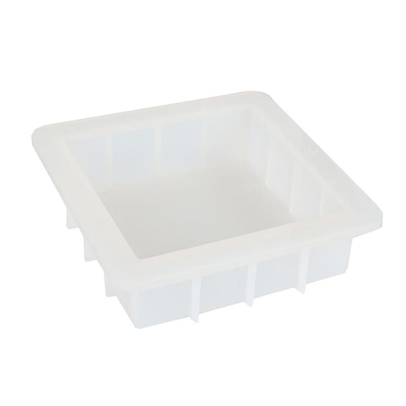 6inch Square Silicone Mold Wax Melt Polymer Aromatherapy Making Handmade Cupcake Chocolate Handicraft Making Mould
