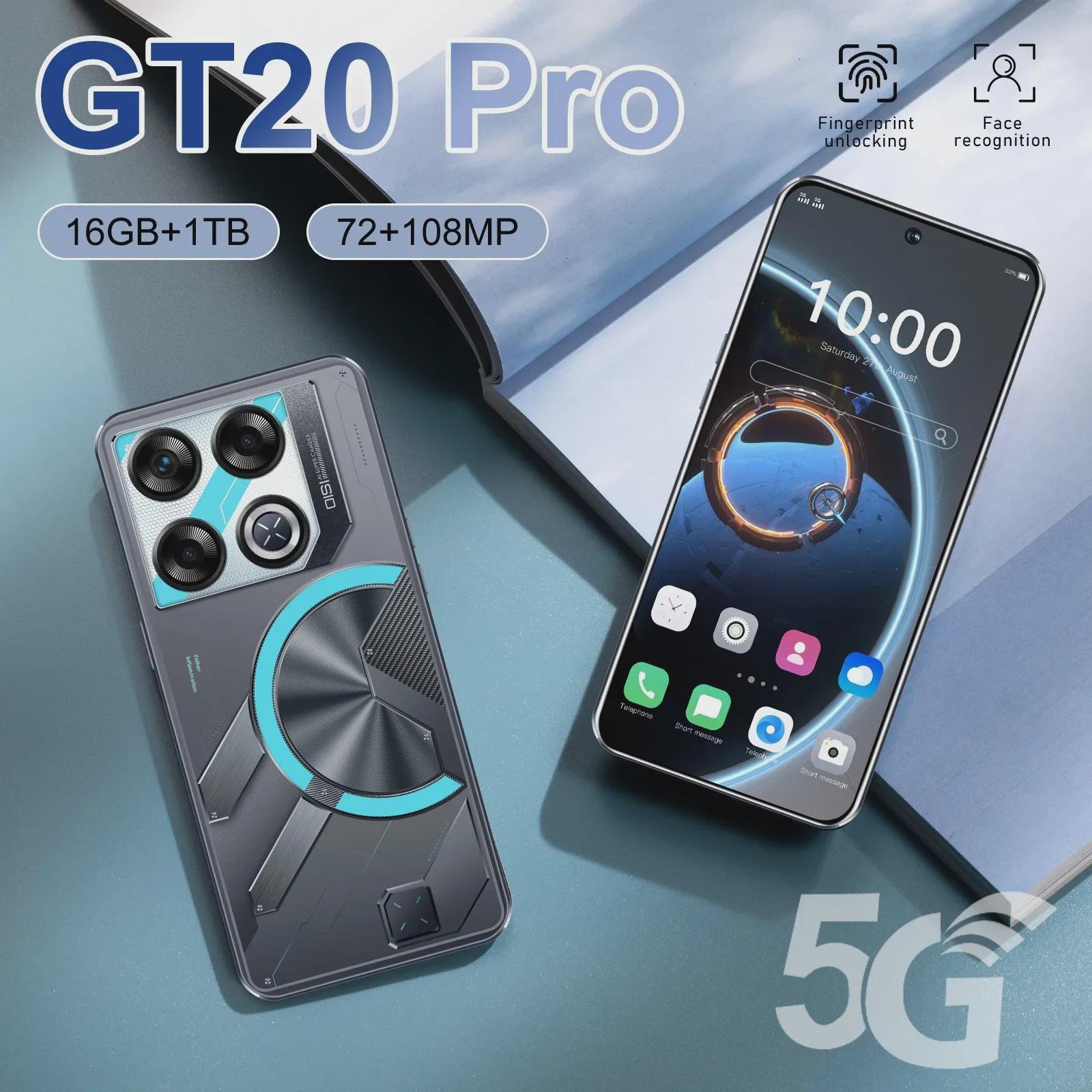 

GT20 Pro Large Screen Android Smartphone 16GB+1TB (Hot-Selling Model) UK Standard [Not for Domestic Use]