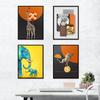Animals Art Abstract Giraffe,Elephant,Zebra,Cat Poster Decor Poster Canvas Painting Wall Pictures Home Decor