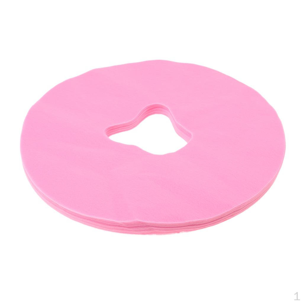 

100pcs Pink Massage Space Sheets Headrest Pillow Cradle Covers