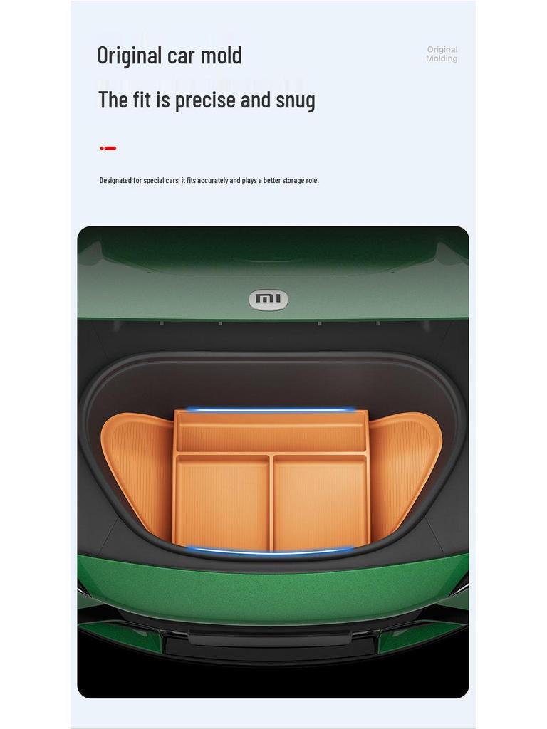 Silicone Waterproof Trunk Organizer for YU7 Lower Storage