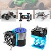 RC Motor Radiator with Cooling Fan for 1/14 1/16 1/18 370 380 390 RC Car for 2838 2858 2845 Brushless Motor