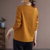 New ArriVals Open Run Women V Neck Long sleeVe T shirT Solid fiT