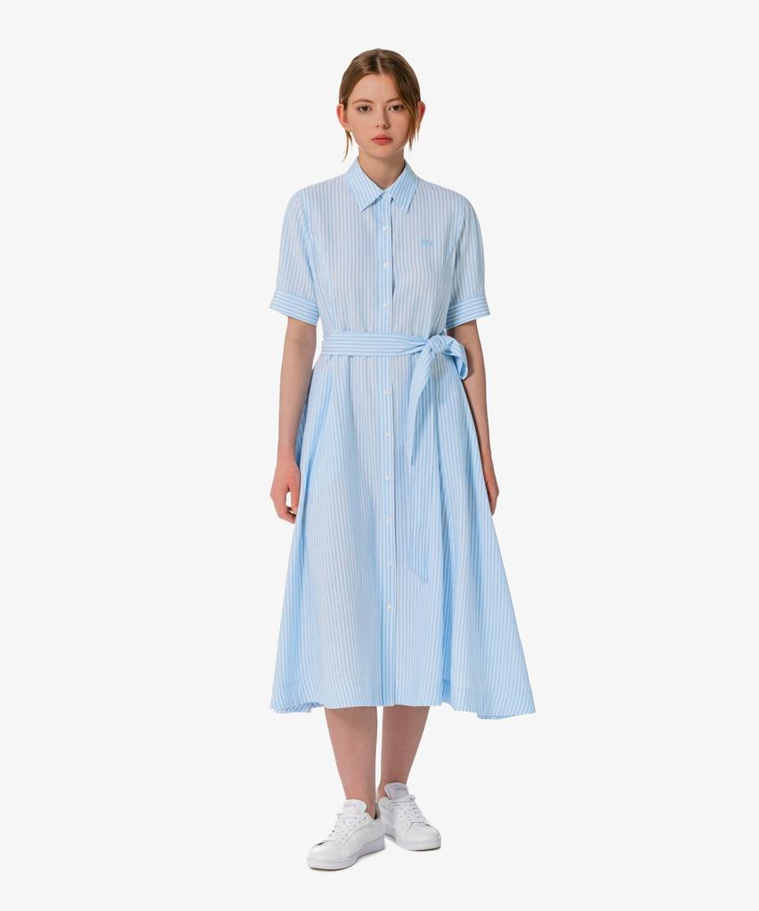 Lacoste Women'S Linen Shirt Dress Ef319E-56G Hbp
