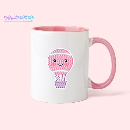 Kinder-Diamant-Malerei-Aufkleber, einfache DIY-Cartoon-Tier-Eiscreme-Sterne-Design, Koordinationsverbesserung, Mosaik-Aufkleber