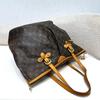 [Pre-Owned] Palermo Large Brown Coated Canvas Monogram Shoulder Bag - Very Good #1F4MXHH