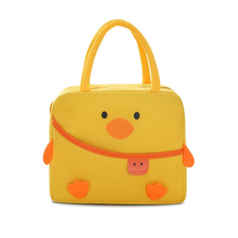 Lunch Cartoon Bag Oxford Cloth Aluminum Foil Insulated Bento Bag School For