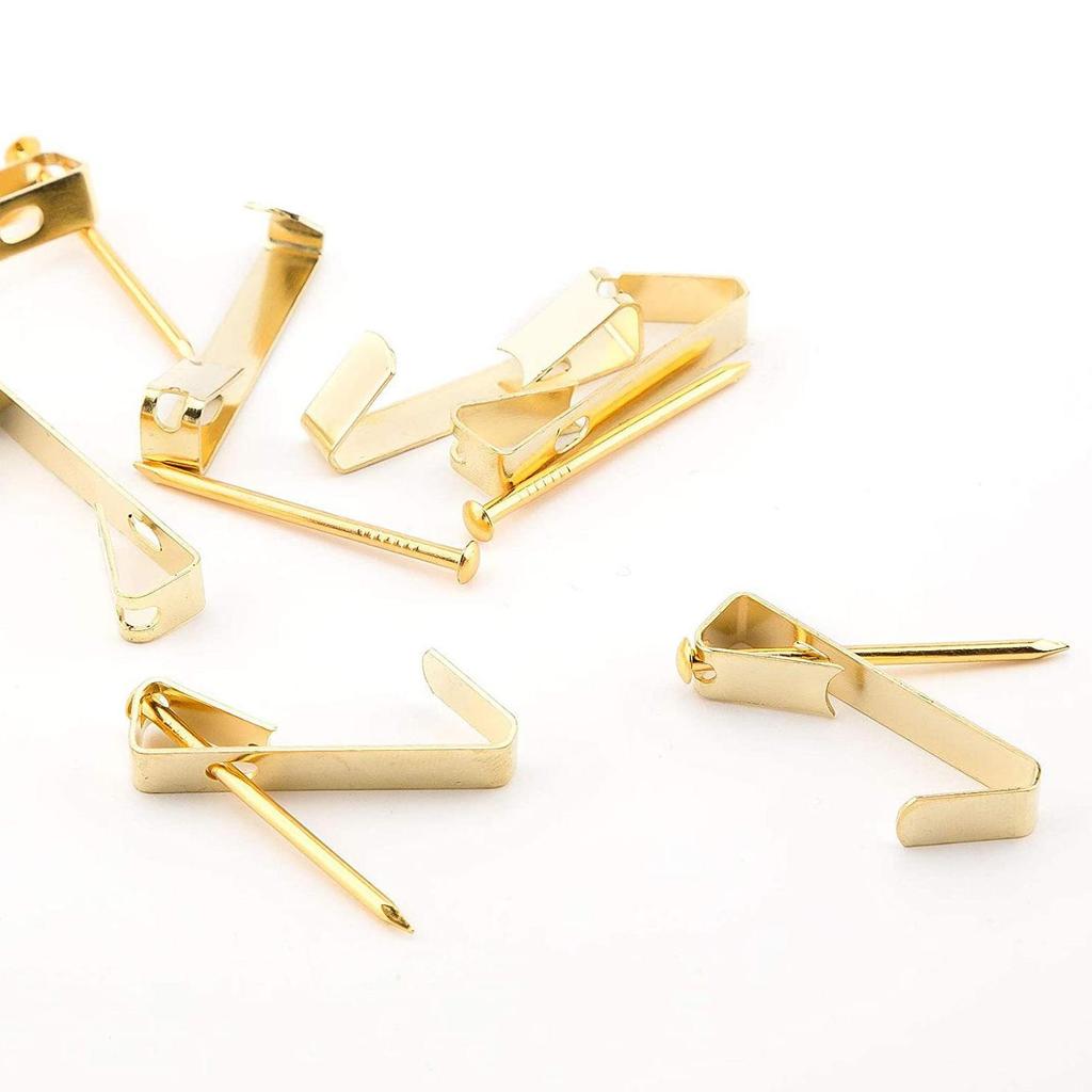 50pcs Heavy-Duty 30LB Steel Wall Hooks with Pre-Drilled Holes - Easy Installation Secure Wall-Mounted Hardware