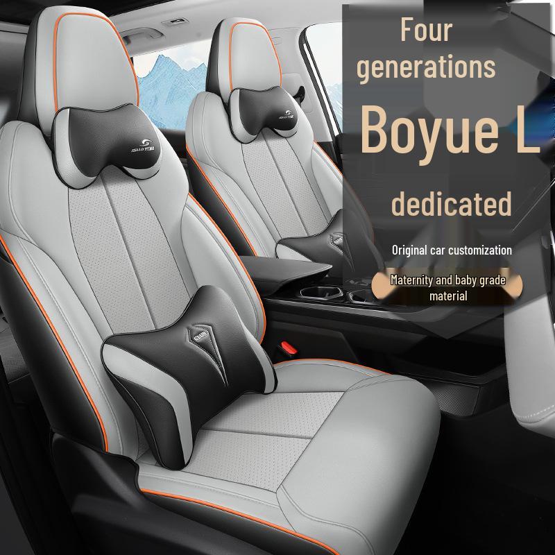 Compatible Seat Covers for 25 Geely Boyue L Models - Full Coverage, All-Season Cushions for 24 Models