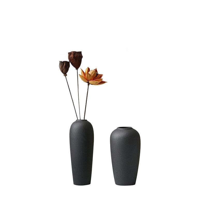 Kleine Keramische Bloemenvaas Scandinavische Stijl, Minimalistische Huis Hotel Tafeldecoratie voor Droge Verse Bloemen, Hydroponische Plantenbak