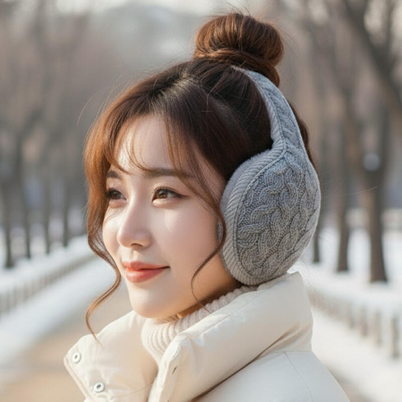 HICKIES Knitted Twisted Earmuffs Winter Earmuffs EM10