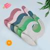 Silicone Baby Feeding 8-Piece Tableware Set with Compartment Plate