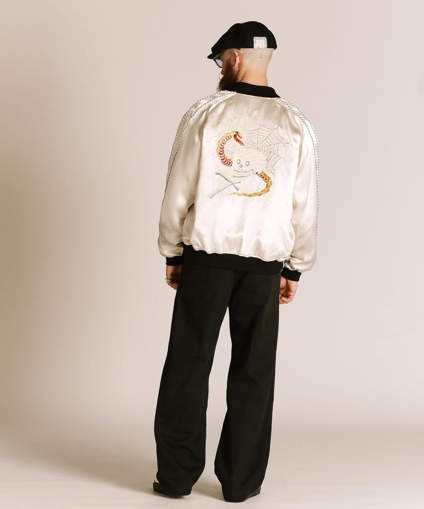 Schott RAYON SUKA Size JACKET, Men's, XL, 385, Off-White, 782-5252004