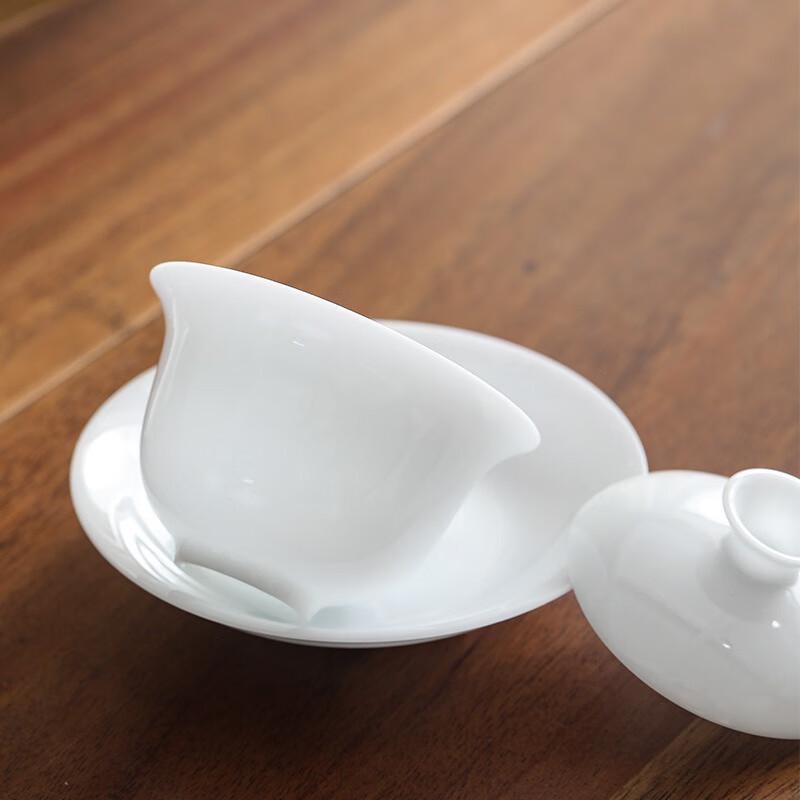 Chaxun High-Grade Ice Jade Porcelain Kung Fu Tea Set