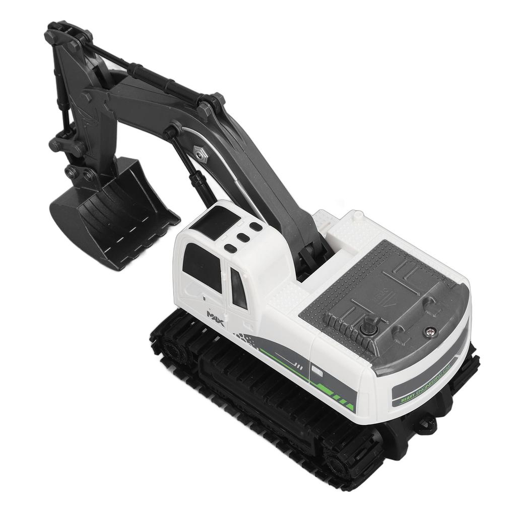 Remote Control Excavator Toy with Sounds and Lights Simulated Realistic RC Excavator Construction
