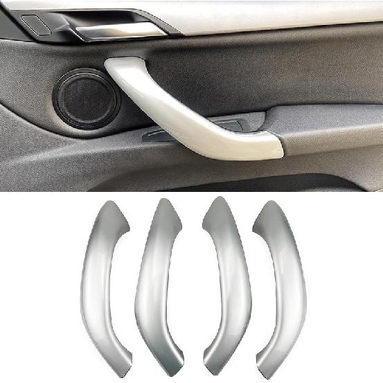 Car Door Handle For BMW X2 F39 X1 E84 F48 2010- Interior Door Handles Replace Cover Car Door Pull Accessories (Carbon Fiber Color)