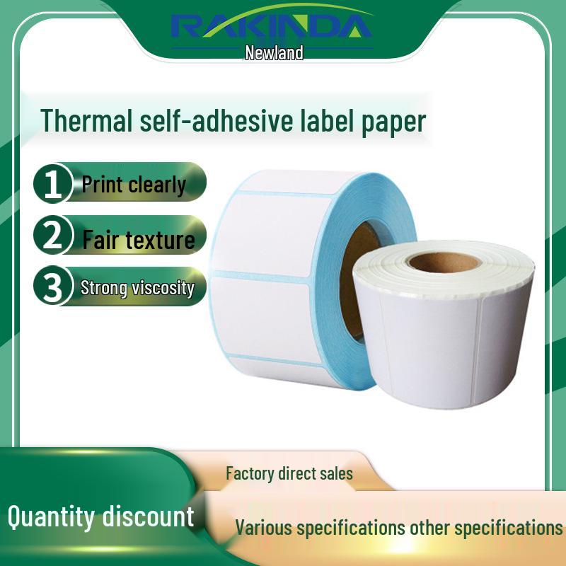 RAVNDA 30x50mm Self-Adhesive Thermal Barcode and Hang Tag Labels
