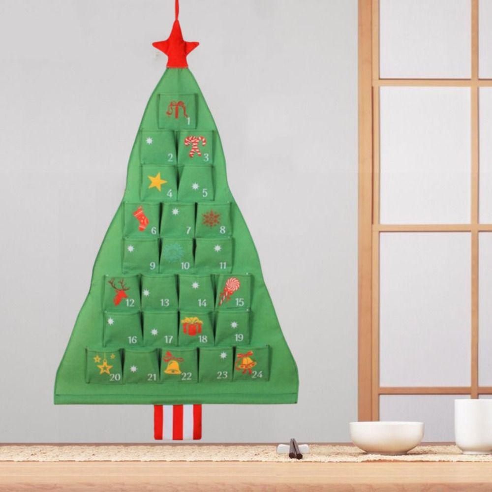 Decorative Christmas Tree Storage Bags Foldable Hanging Storage Bags Behind Door