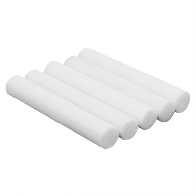 5 Stück Baumwoll-Schwammstäbchen PP-Baumwoll-Filterstäbchen Gute Filterwirkung für Luftbefeuchter Aroma-Diffusor Diffusor-Zubehör