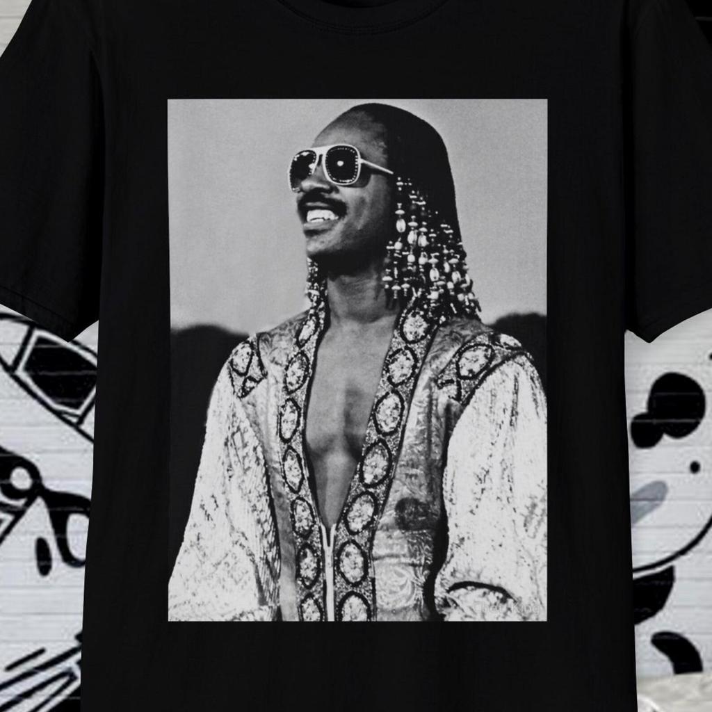 Stevie Wonder Shirt, Talking Book Photoshoot, songs in the key of life, innnervisions, black history month, juneteenth, african american