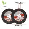 5pcs Mini Cutting Disc Circular Resin Grinding Wheel Sanding Disc 75mm For Angle Grinder Steel Stone Cutting Angle Grinding Bit