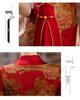 Elegant Xiangyun Gauze Cheongsam: Retro Slimming Short Sleeve Long Skirt