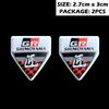 3D Aluminium Car Stickers Accessories Auto Body Tail Emblem Decals For Toyota Yaris Corolla Rav4 GR Logo GAZOO Racing GRSPORT