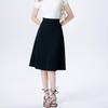 2024 Summer High Waist A-Line Midi Skirt: Ladylike, Slimming & Chic